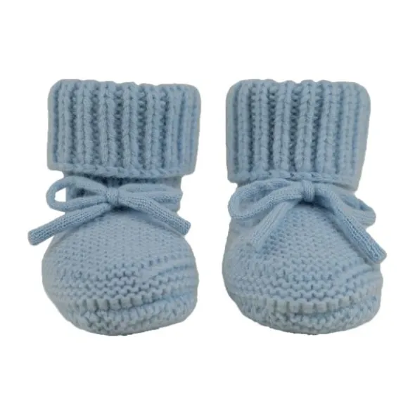 Lodger Slofjes - Merino Wool - Blue Fogg - 6-12M