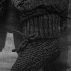 Lodger Slofjes - Merino Wool - Pigeon - 0-6M