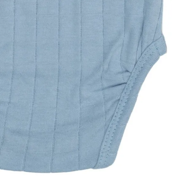 Lodger Solid Overslagromper Lange Mouw - Mt. 62 - Blue Fogg