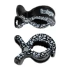 Lodger Swaddle Printed Clips Black Dot 2 Stuks