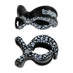 Lodger Swaddle Printed Clips Black Dot 2 Stuks