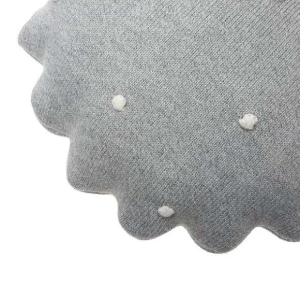 Lorena Canals Biscuit Kussen – Rond – Grijs