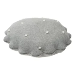 Lorena Canals Biscuit Kussen – Rond – Grijs