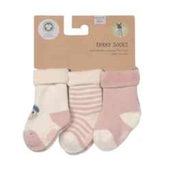 Lässig Badstof Sokken GOTS 3 pcs - Duck - Maat 12‑14