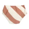 Lässig Stripes Zwemluier - Maat 62/68 - Clay/Sea Salt