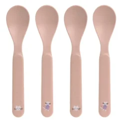Lässig Tiny Team Cat Lepels - 4 Stuks - PP/Cellulose - Roze