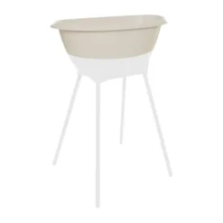Luma Badje + Badstandaard - Almond/White