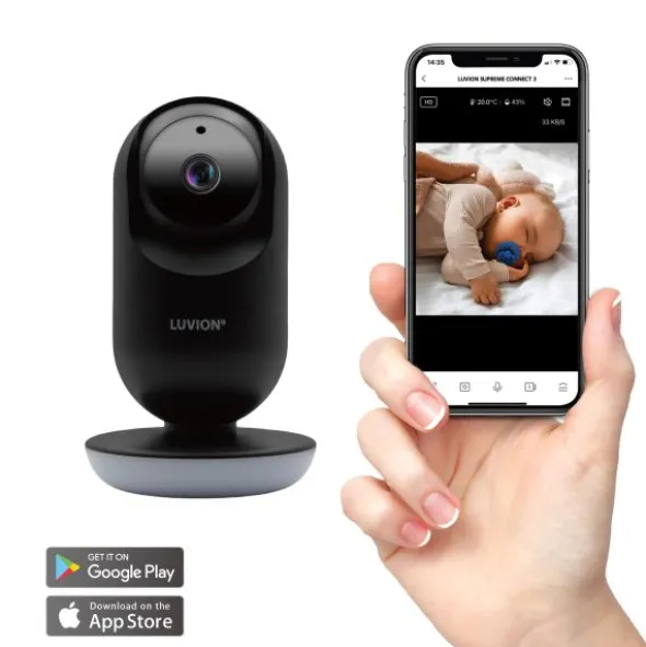 Luvion Babyfoon Camera - Supreme Connect 3 - Black