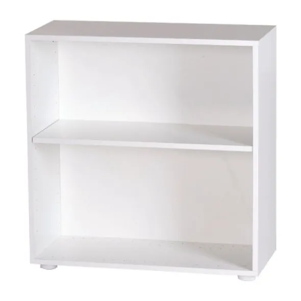 Manis-h Boekenkast 2-Vaks Breed Wit