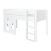 Manis-h SOL Combinatie Halfhoog Bed Met Lattenbodem En Ballbord - 90 x 200 cm