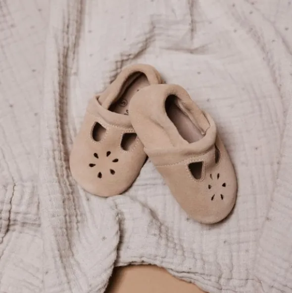 Mavies Juna Babyschoenen Suede - XS / 17 - Beige