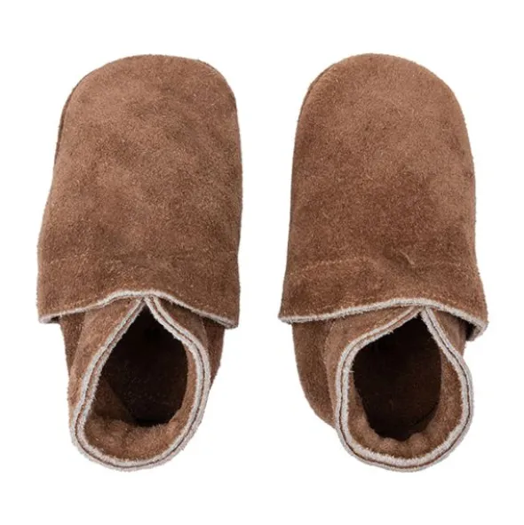 Mavies Uni Babyslofjes Suede - XS / 17 - Dark Brown