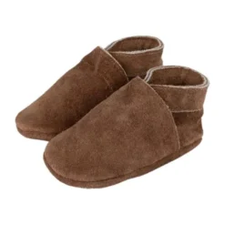Mavies Uni Babyslofjes Suede - XS / 17 - Dark Brown