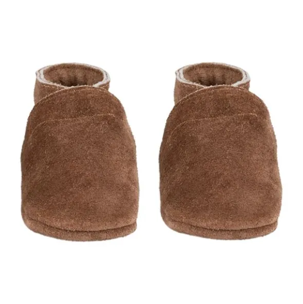 Mavies Uni Babyslofjes Suede - XS / 17 - Dark Brown