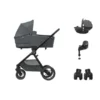 Maxi-Cosi Oxford+ Kinderwagen - Twillic Graphite | Maxi-Cosi Pebble 360 Pro 2 Autostoeltje | Maxi-Cosi FamilyFix 360 Pro | Autostoel Adapters