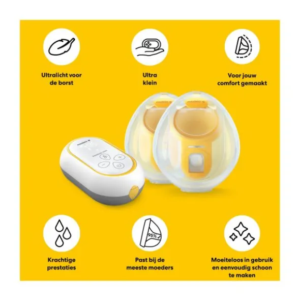 Medela Borstkolf - Freestyle™ Mini Handsfree - Dubbel Elektrisch