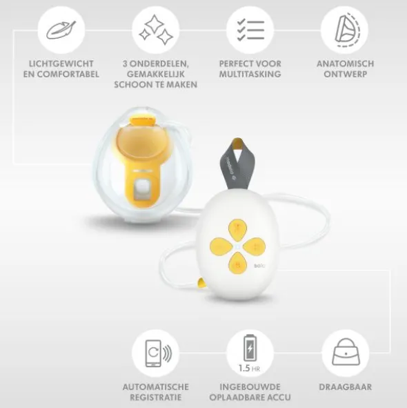 Medela Solo Hands-Free Enkele Borstkolf