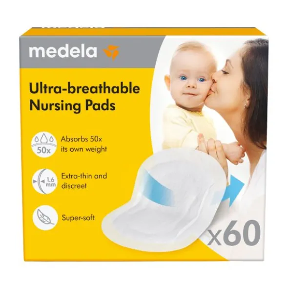 Medela Zoogcompressen - Ultra-Ademend - 60 Stuks