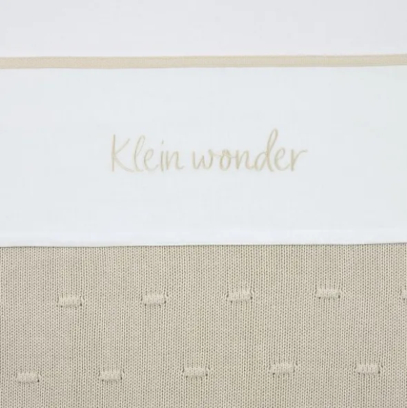 Meyco Baby Klein Wonder Ledikant Laken - 100 x 150 cm - Soft Sand