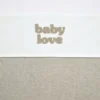Meyco Baby Love Wieglaken - 75x100 cm - Sand Melange