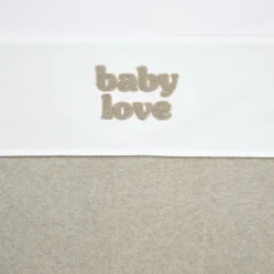 Meyco Baby Love Wieglaken - 75x100 cm - Sand Melange