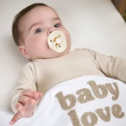 Meyco Baby Love Wieglaken - 75x100 cm - Sand Melange