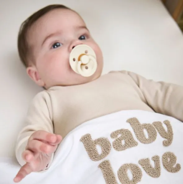 Meyco Baby Love Wieglaken - 75x100 cm - Sand Melange