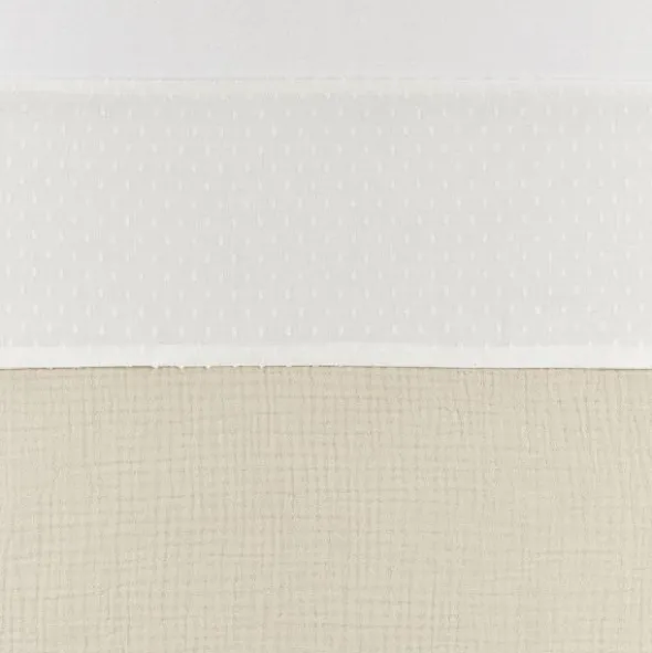 Meyco Baby Plume Ledikantlaken - 100 x 150 cm - Offwhite