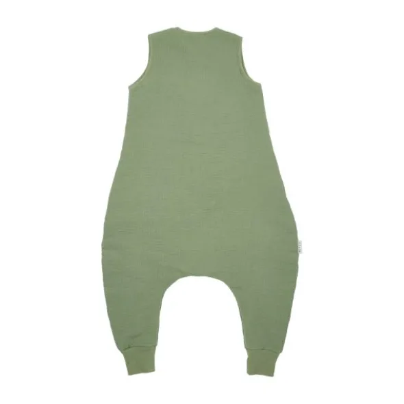 Meyco Baby Slaapzak Jumper Winter Hydrofiel Uni - Pre-Washed Olive Green - 92 cm