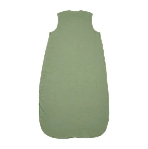 Meyco Baby Uni baby slaapzak gevoerd - pre-washed hydrofiel - olive green - 60cm | Babypark