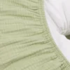 Meyco Baby Uni relaxhoes voor voedingskussen - pre-washed hydrofiel - soft olive 259.000.70.00