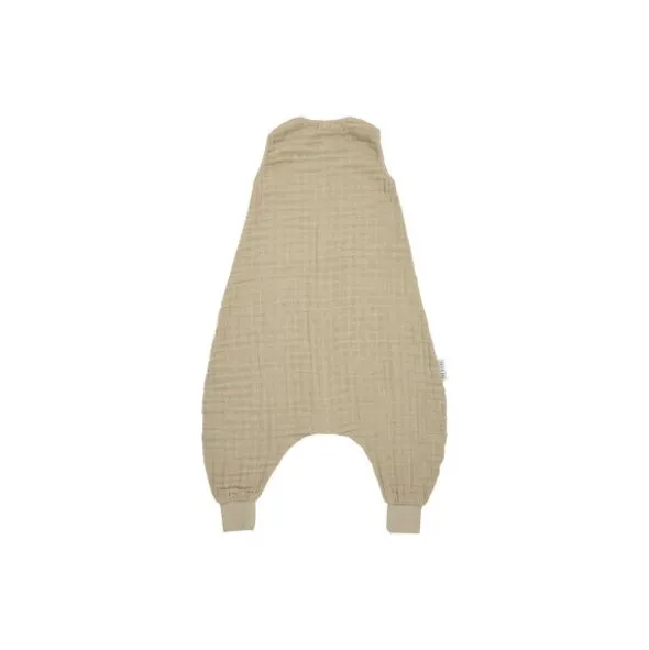 Meyco Baby Uni Zomer Slaapoverall Jumper - 104 cm - Pre-Washed Hydrofiel - Sand