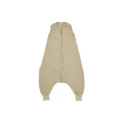 Meyco Baby Uni Zomer Slaapoverall Jumper - 104 cm - Pre-Washed Hydrofiel - Sand