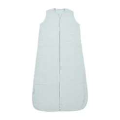 Meyco Baby Uni Zomerslaapzak - 60 cm - Pre-Washed Hydrofiel - Grey Blue