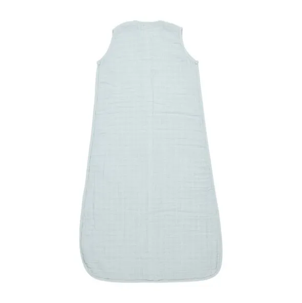 Meyco Baby Uni Zomerslaapzak - 60 cm - Pre-Washed Hydrofiel - Grey Blue