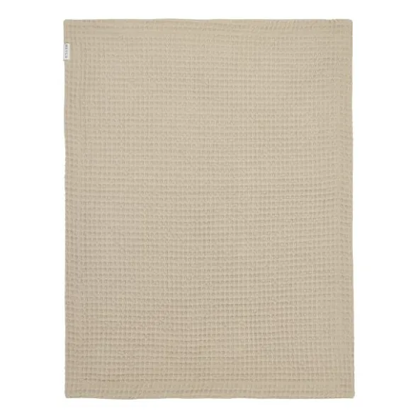 Meyco Baby Waffle Wiegdeken - 75 x 100 cm - Sand