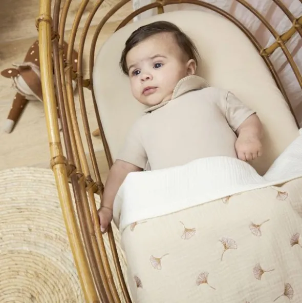 Meyco Baby Wieglaken - 75 x 100 cm - Pre-washed Hydrofiel - Offwhite