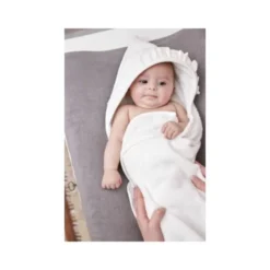 Meyco Badcape Ruffle - Badstof - 80x80 cm - Sand