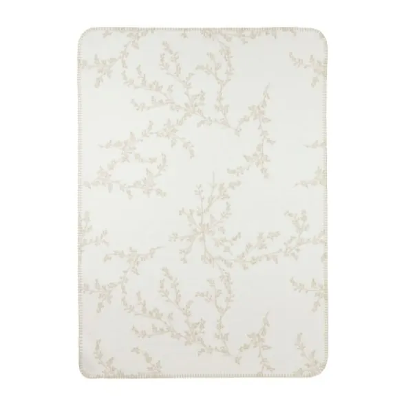 Meyco Branches Wiegdeken - 75 x 100 cm - Sand