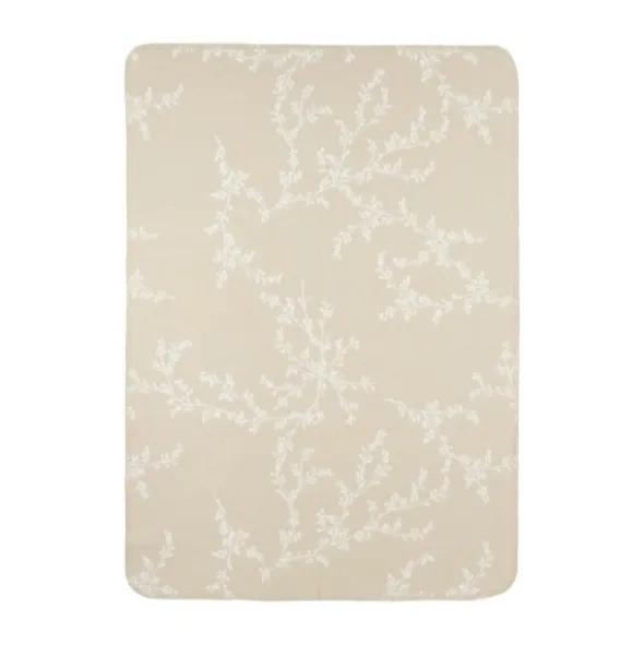 Meyco Branches Wiegdeken - 75 x 100 cm - Sand