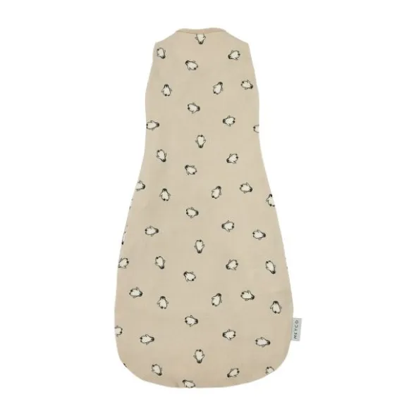 Meyco Cocoon Inbakerslaapzak - 4-8 Mnd - Penguin - Soft Sand