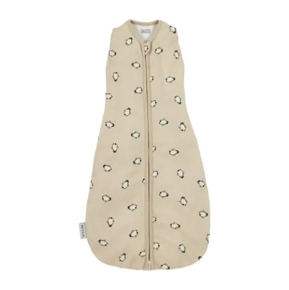 Meyco Cocoon Inbakerslaapzak - 4-8 Mnd - Penguin - Soft Sand