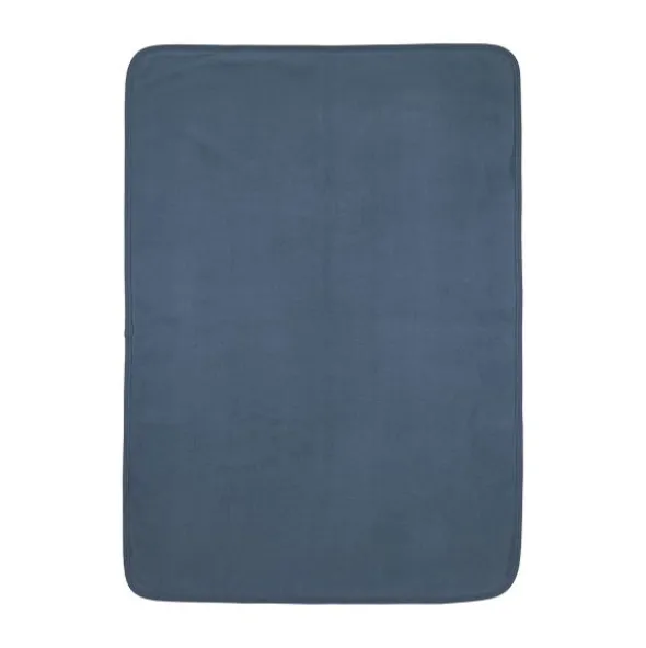 Meyco Gebreide Jacquard Flannel Deken - 100x150 cm - Pure Indigo