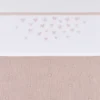 Meyco Hearts Wieglaken - 75 x 100 cm - Soft Pink