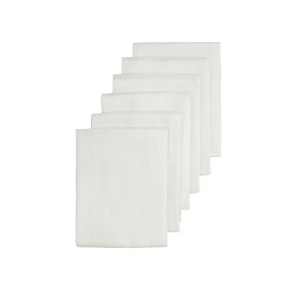 Meyco Hydrofiel Luier 6 stuks - 60 x 60 cm - Wit
