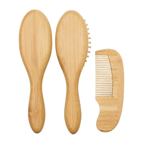 Meyco Kapset - 3-Delig - Bamboe - Stripe Natural/Walnut