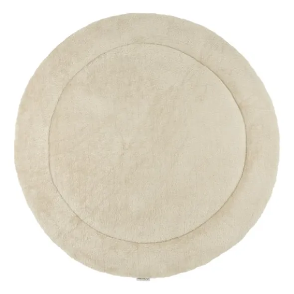 Meyco Knit Basic Boxkleed - Rond - Sand Melange