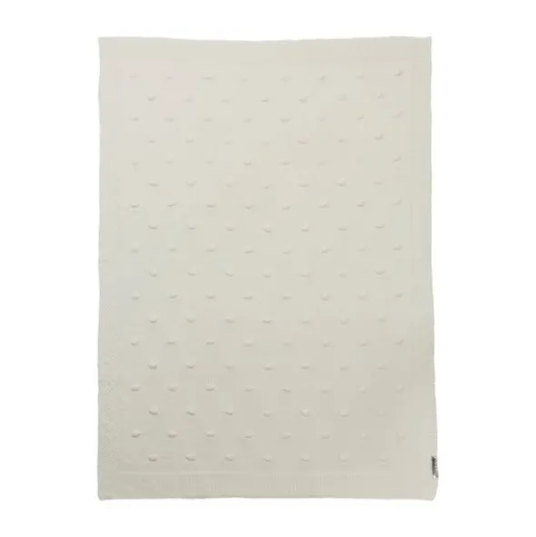 Meyco Ledikantdeken Knots Offwhite 100 x 150 cm