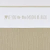 Meyco Love You To The Moon & Back Wieglaken - 75 x 100 cm - Sand