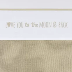 Meyco Love You To The Moon & Back Wieglaken - 75 x 100 cm - Sand